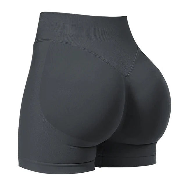 Seamless Scrunch Butt Gym Shorts – High-Stretch Yoga & Bike Shorts