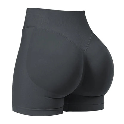 Seamless Scrunch Butt Gym Shorts – High-Stretch Yoga & Bike Shorts