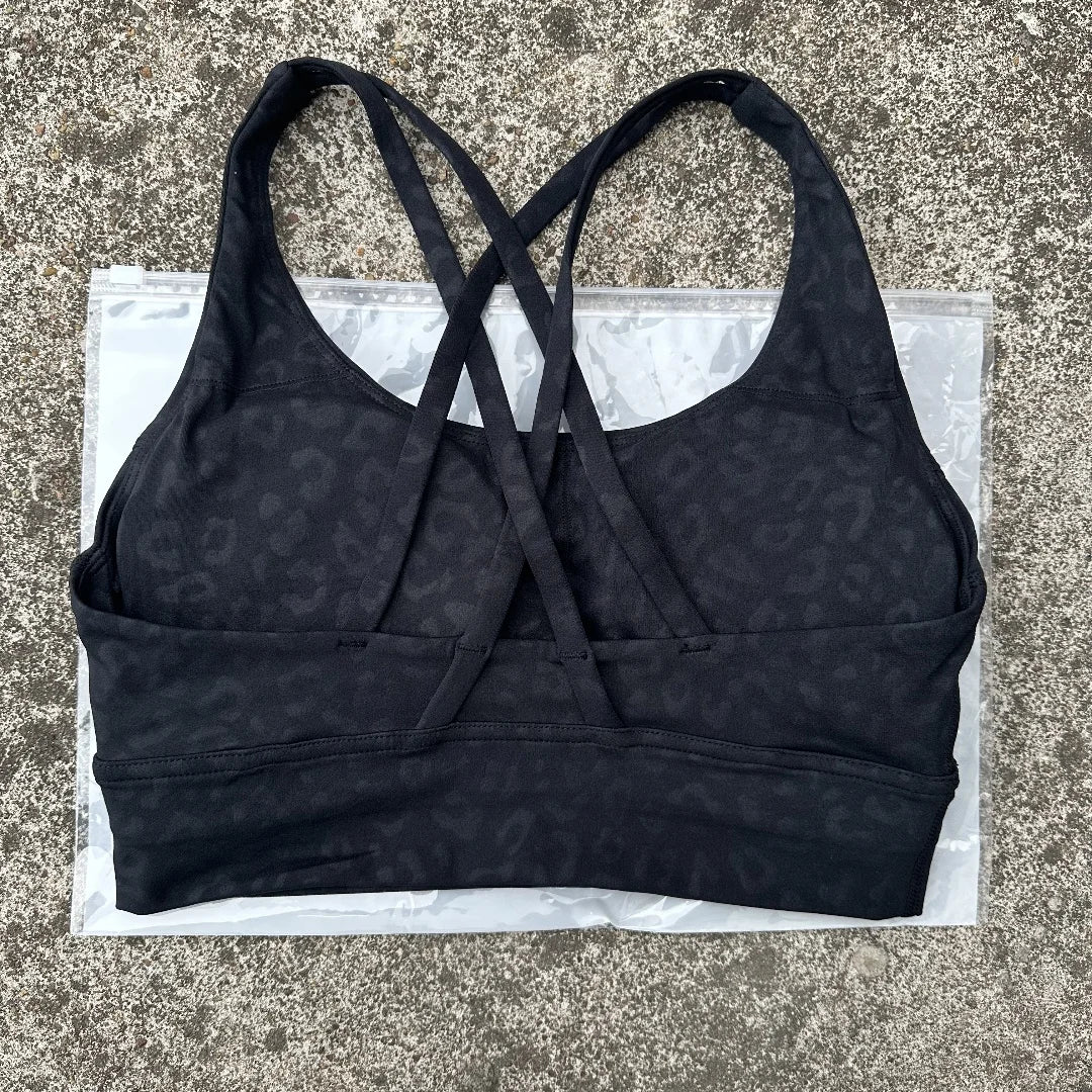 Cross-Back Fitness Bra – High Support