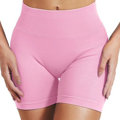 Seamless Scrunch Butt Gym Shorts – High-Stretch Yoga & Bike Shorts