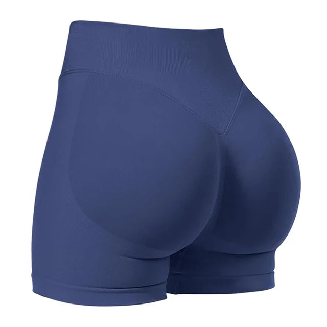 Seamless Scrunch Butt Gym Shorts – High-Stretch Yoga & Bike Shorts