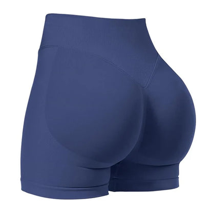 Seamless Scrunch Butt Gym Shorts – High-Stretch Yoga & Bike Shorts