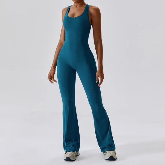 One-Piece Fitness Jumpsuit for Women