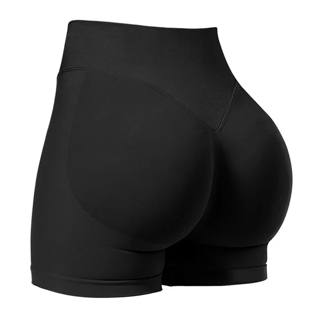 Seamless Scrunch Butt Gym Shorts – High-Stretch Yoga & Bike Shorts