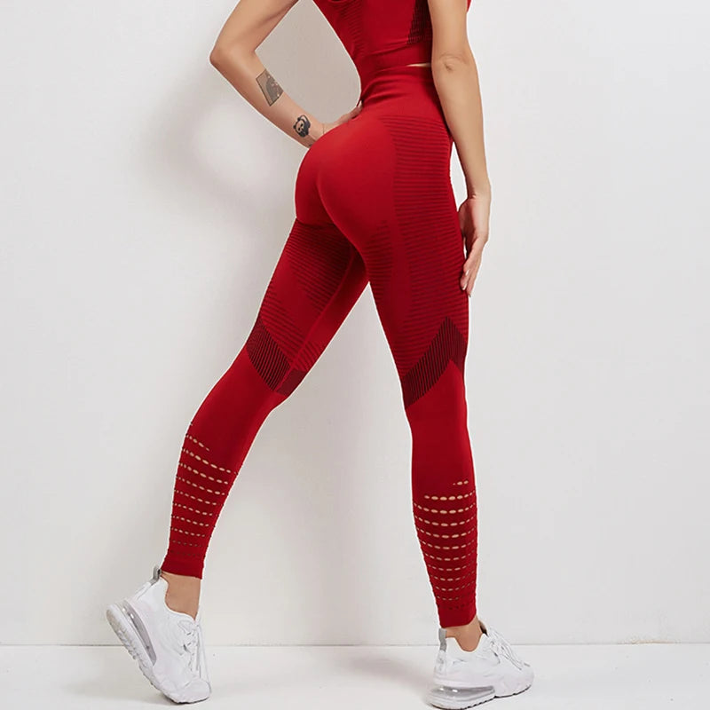 Seamless High-Waist Fitness Leggings
